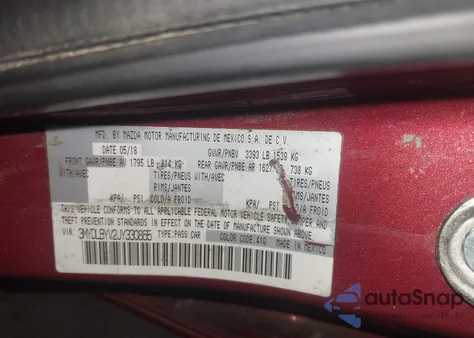 2018 Toyota Yaris Ia z USA, uszkodzony, nr VIN 3MYDLBYV2JY330865